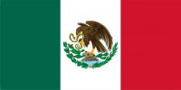 Mexico Flag Photo License Plate