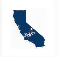 Los Angeles Dodgers Home State Vinyl Sticker