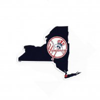 New York Yankees Home State Vinyl Sticker