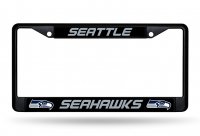 Seattle Seahawks Black License Plate Frame