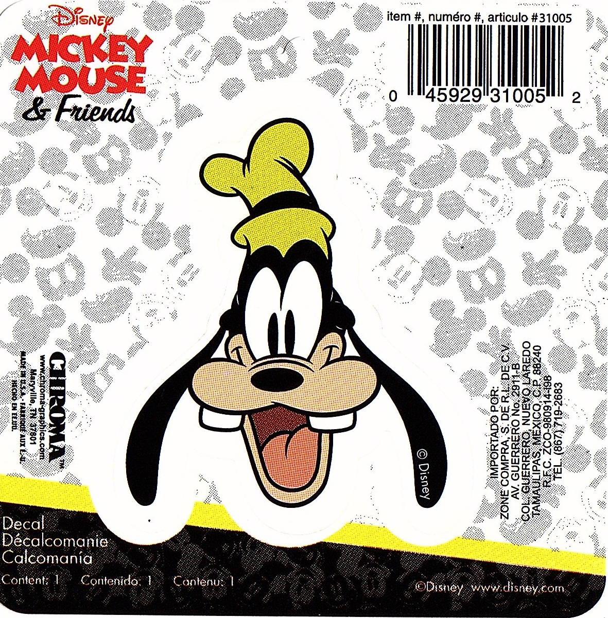 Goofy Vinyl DECAL