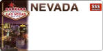 Design it Yourself Nevada State 3 Look Alike Bicycle Plate