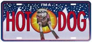HOT DOG License Plate