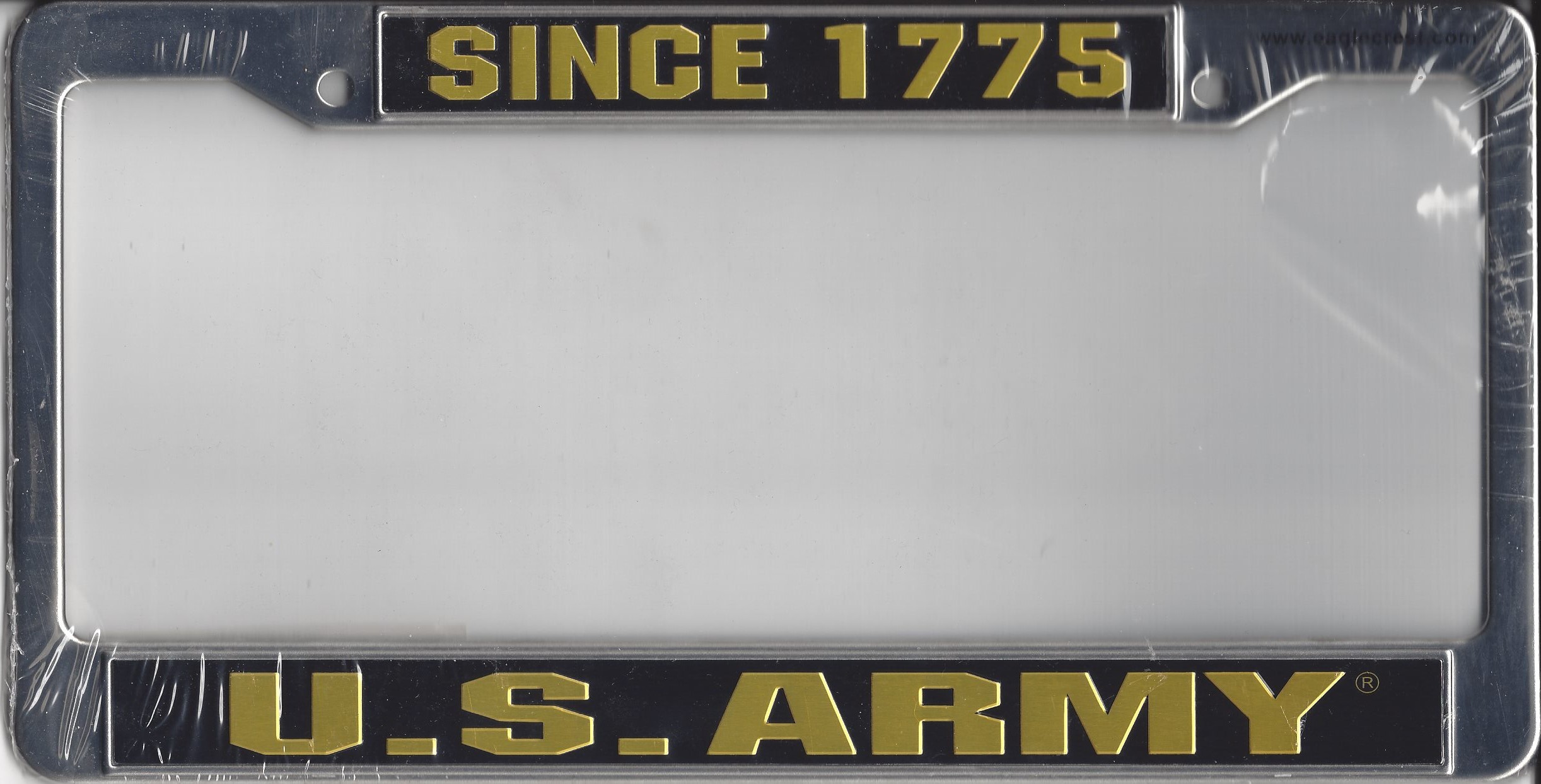 U.S. ARMY Since 1775 License Plate Frame   Free Screw CAPs with this Frame
