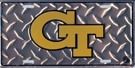 Georgia Tech Yellow Jackets Diamond License Plate
