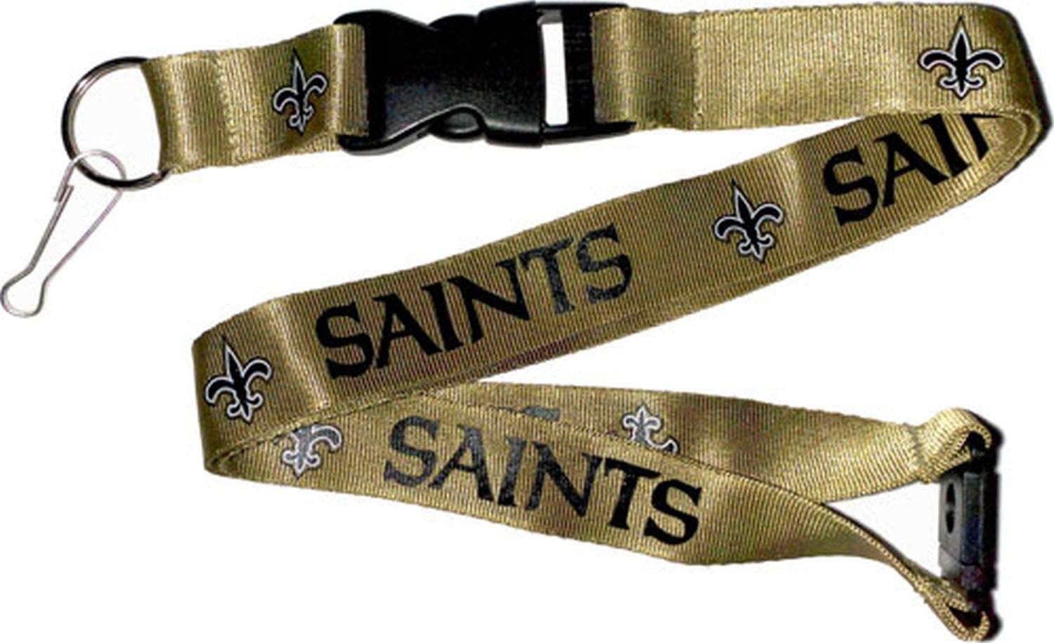 New Orleans SAINTS Lanyard With Neck Safety Latch