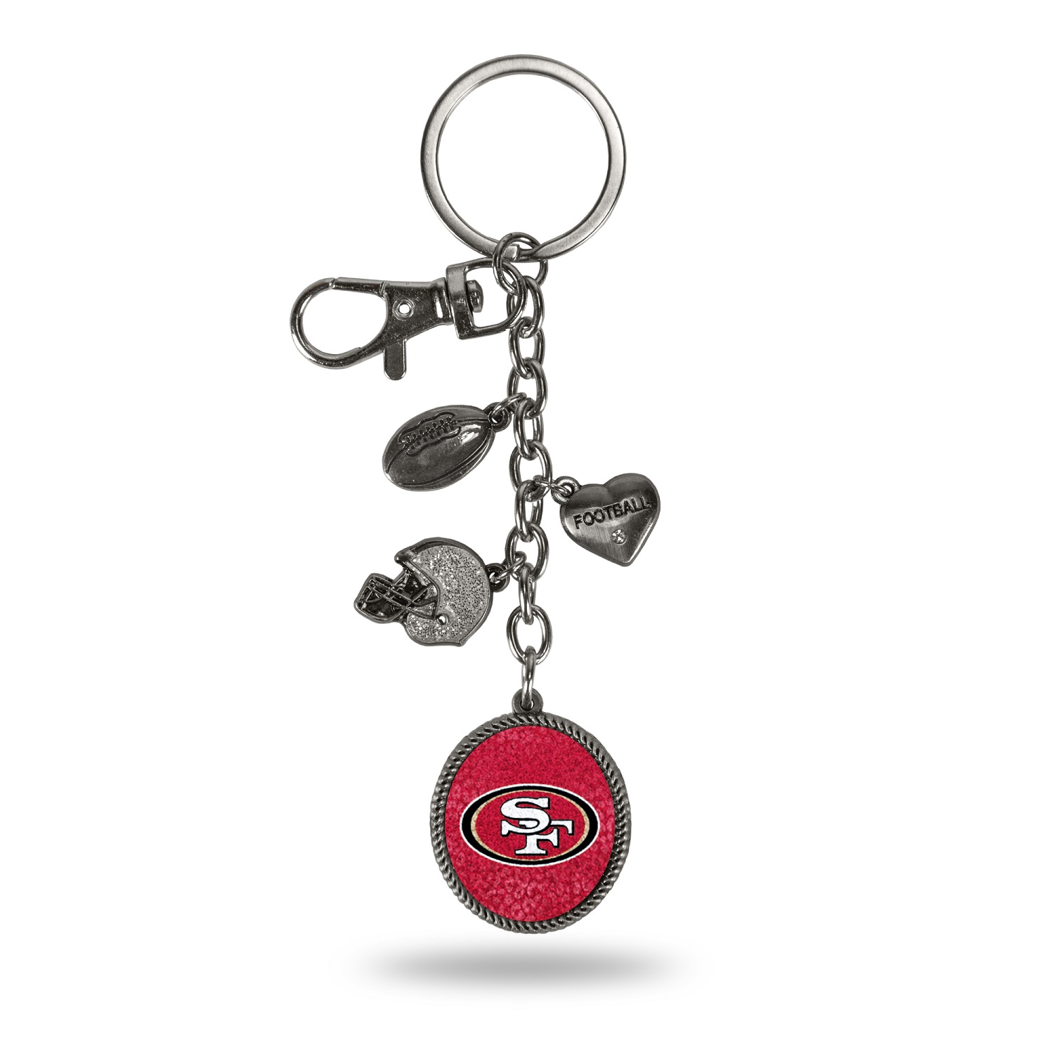 San Francisco 49ers Charm Key Chain