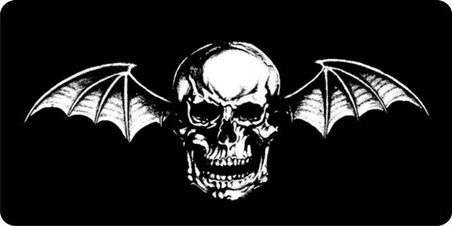 Avenged Sevenfold Deathbat Photo License Plate