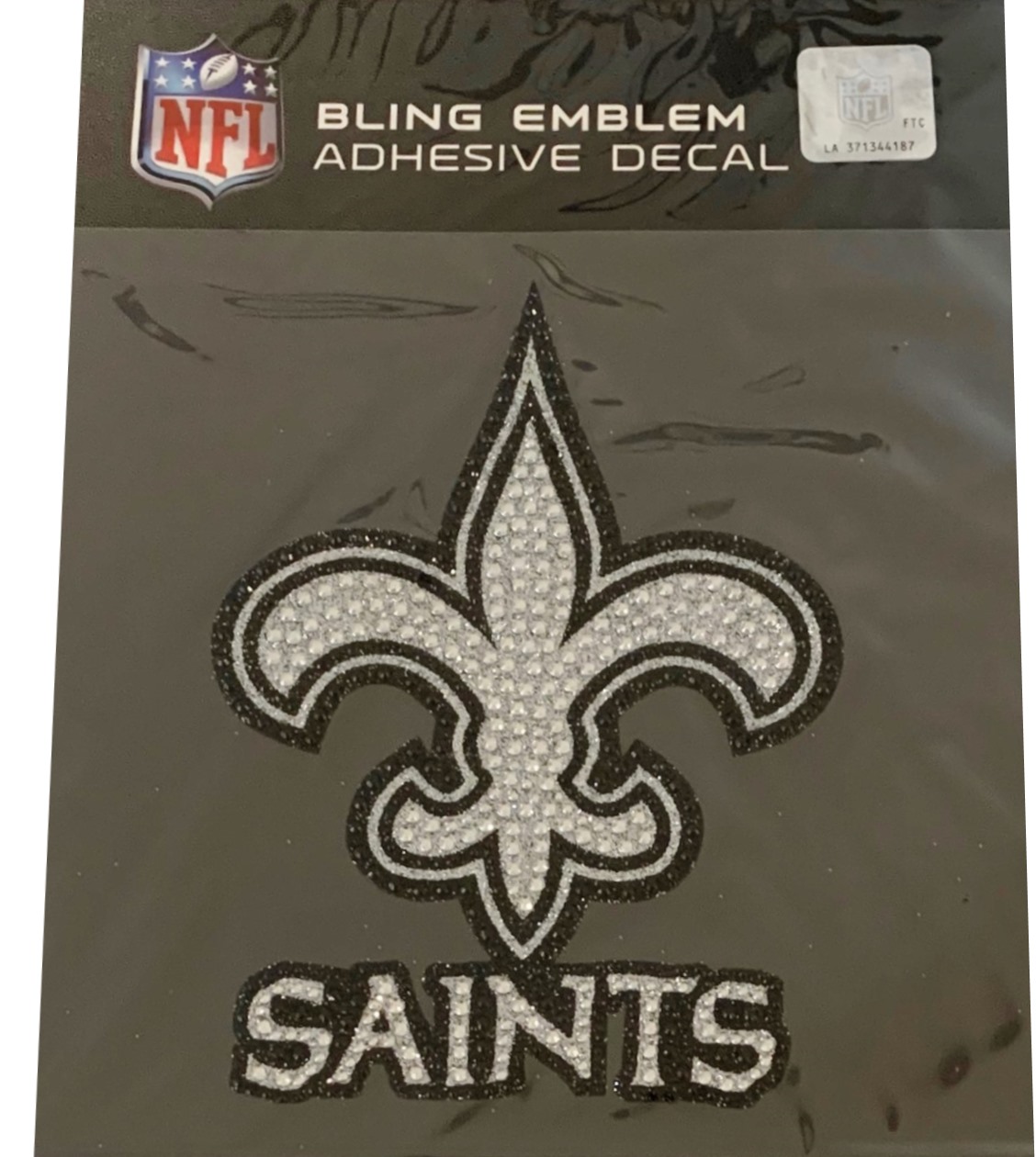 NEW Orleans Saints Diamond Bling Auto Emblem