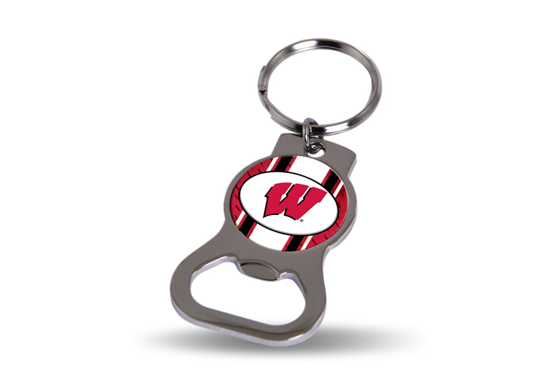 Wisconsin Badgers Key Chain And Bottle Opener