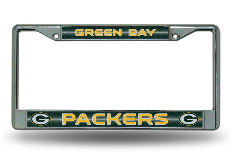 Green Bay Packers Glitter Chrome Frame