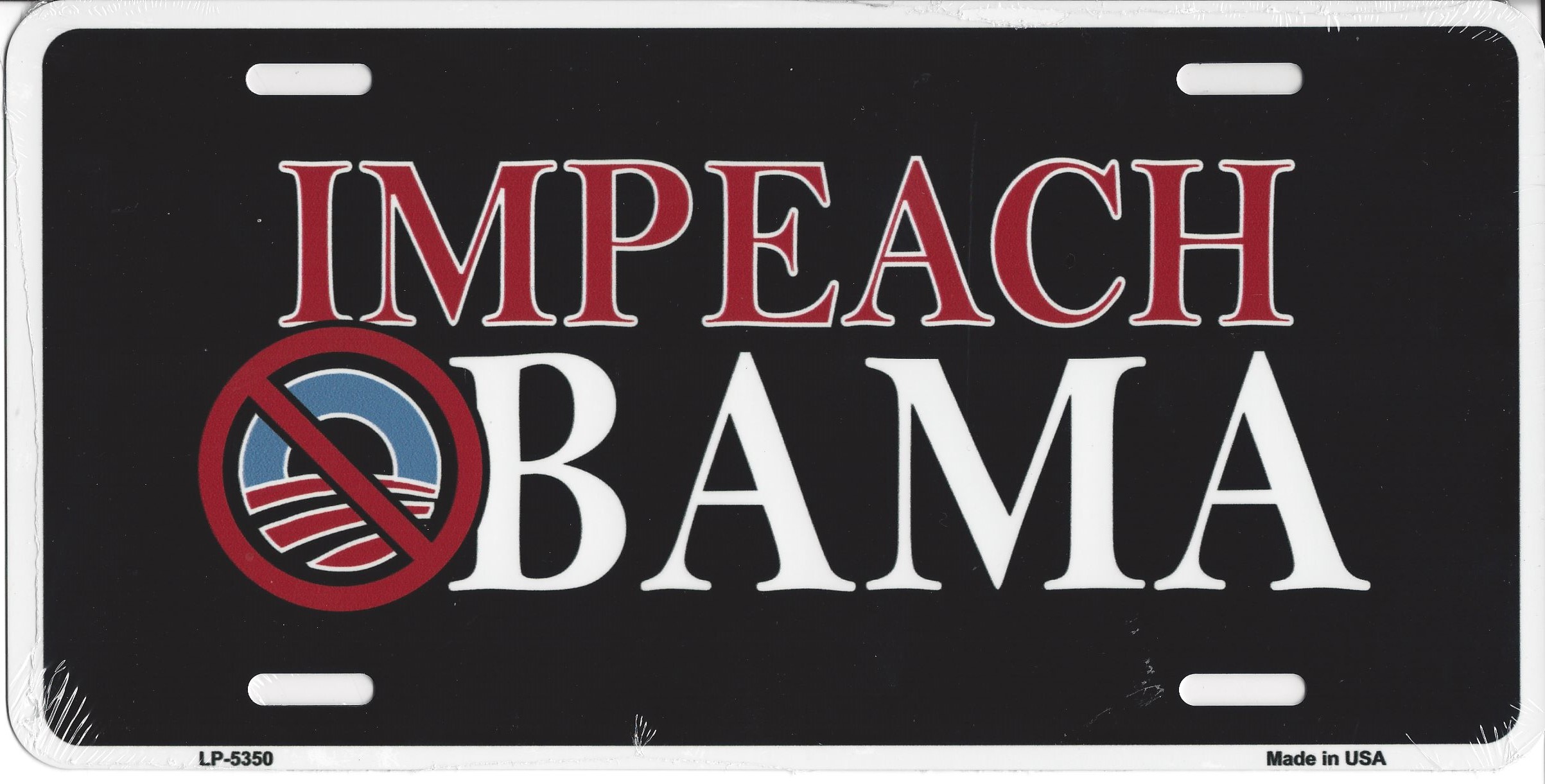 Impeach Obama Metal LICENSE PLATE