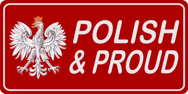 Polish And Proud Photo License Plate
