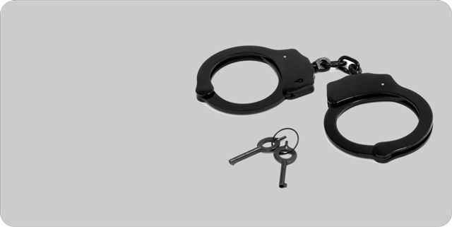 Offset Handcuffs Photo LICENSE PLATE Free Personalization on this PLATE