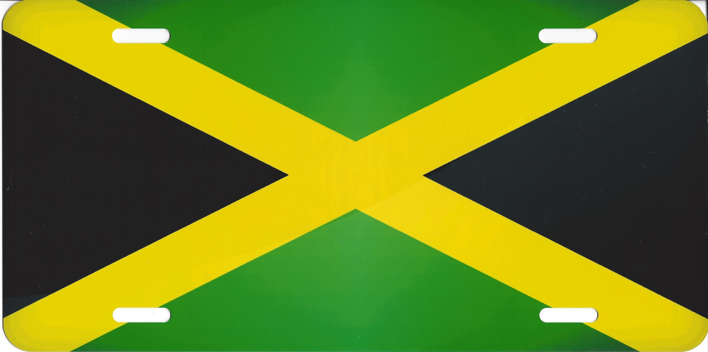 Jamaica FLAG Photo License Plate  Free Personalization on this Plate