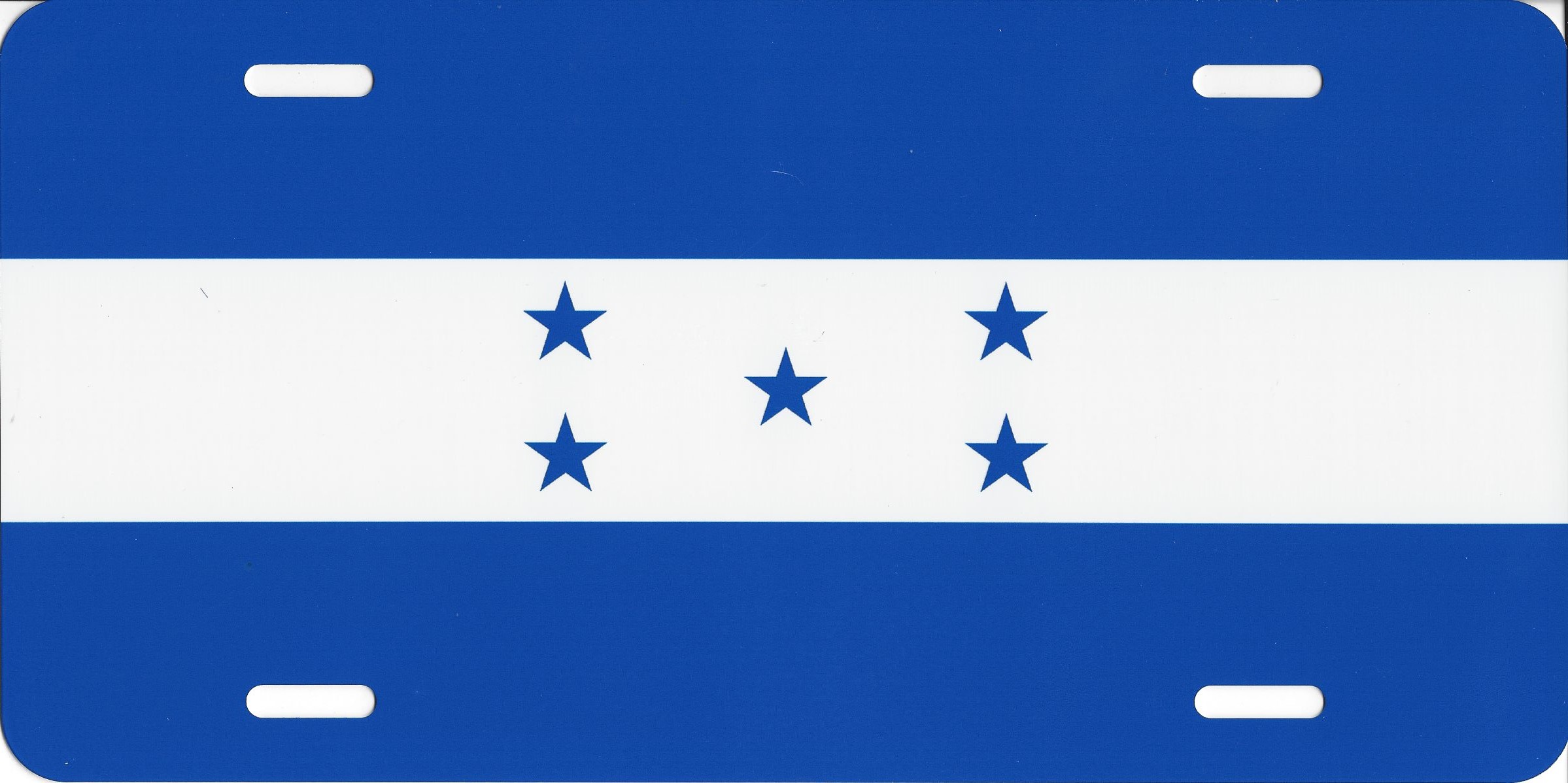 Honduras FLAG Photo License Plate