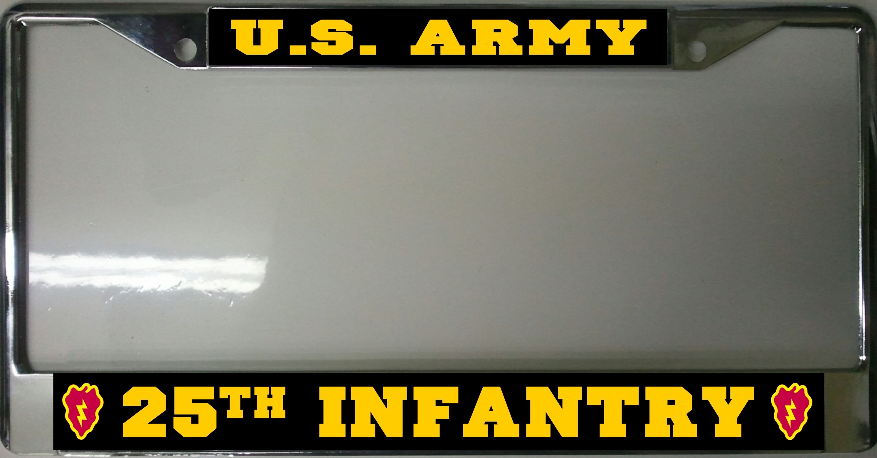 U.S. Army 25th Infantry Chrome FRAME
