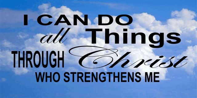 I Can Do All Things Through Christ... Plate