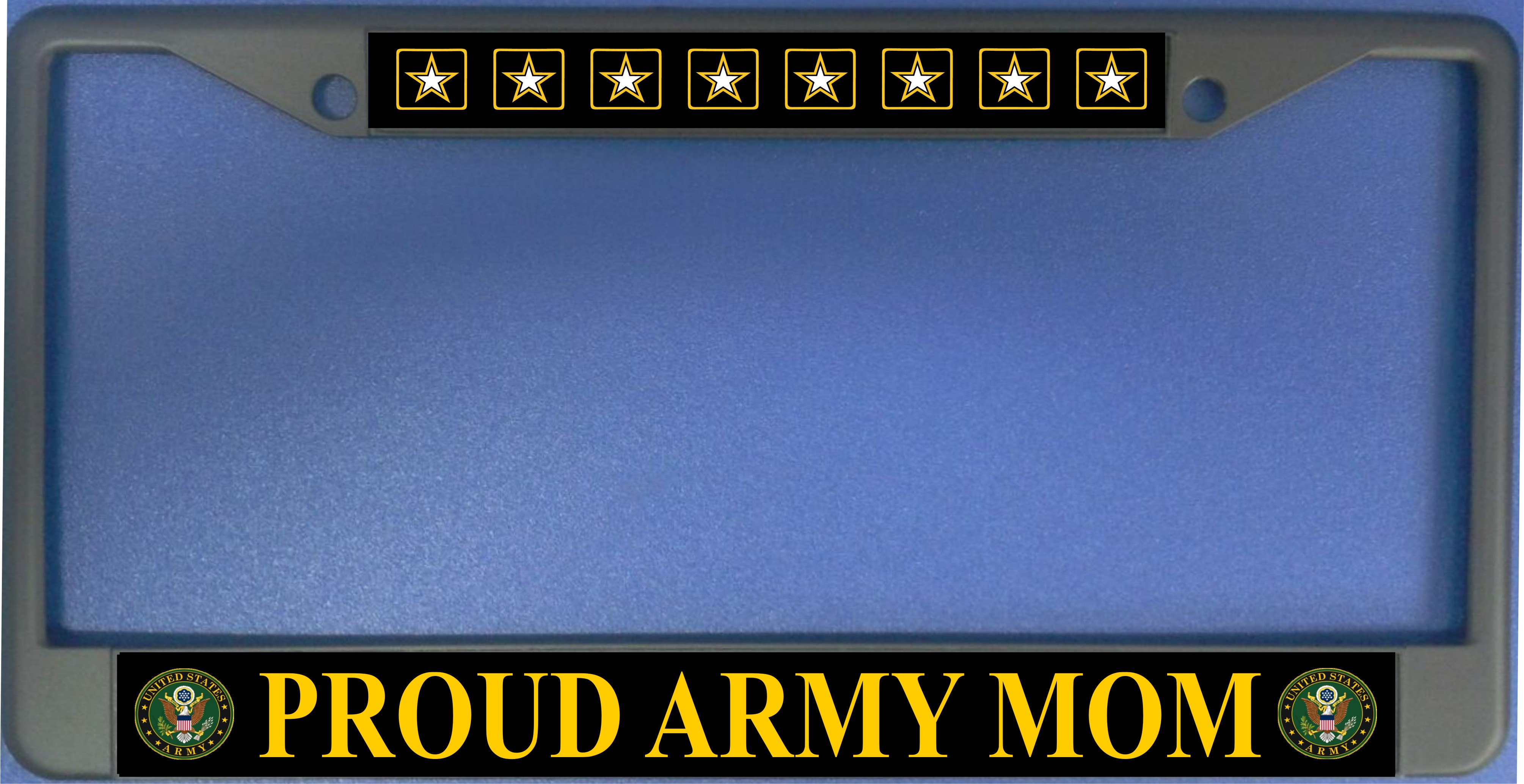 Proud ARMY Mom Photo License Plate Frame  Free Screw CAPs with this Frame