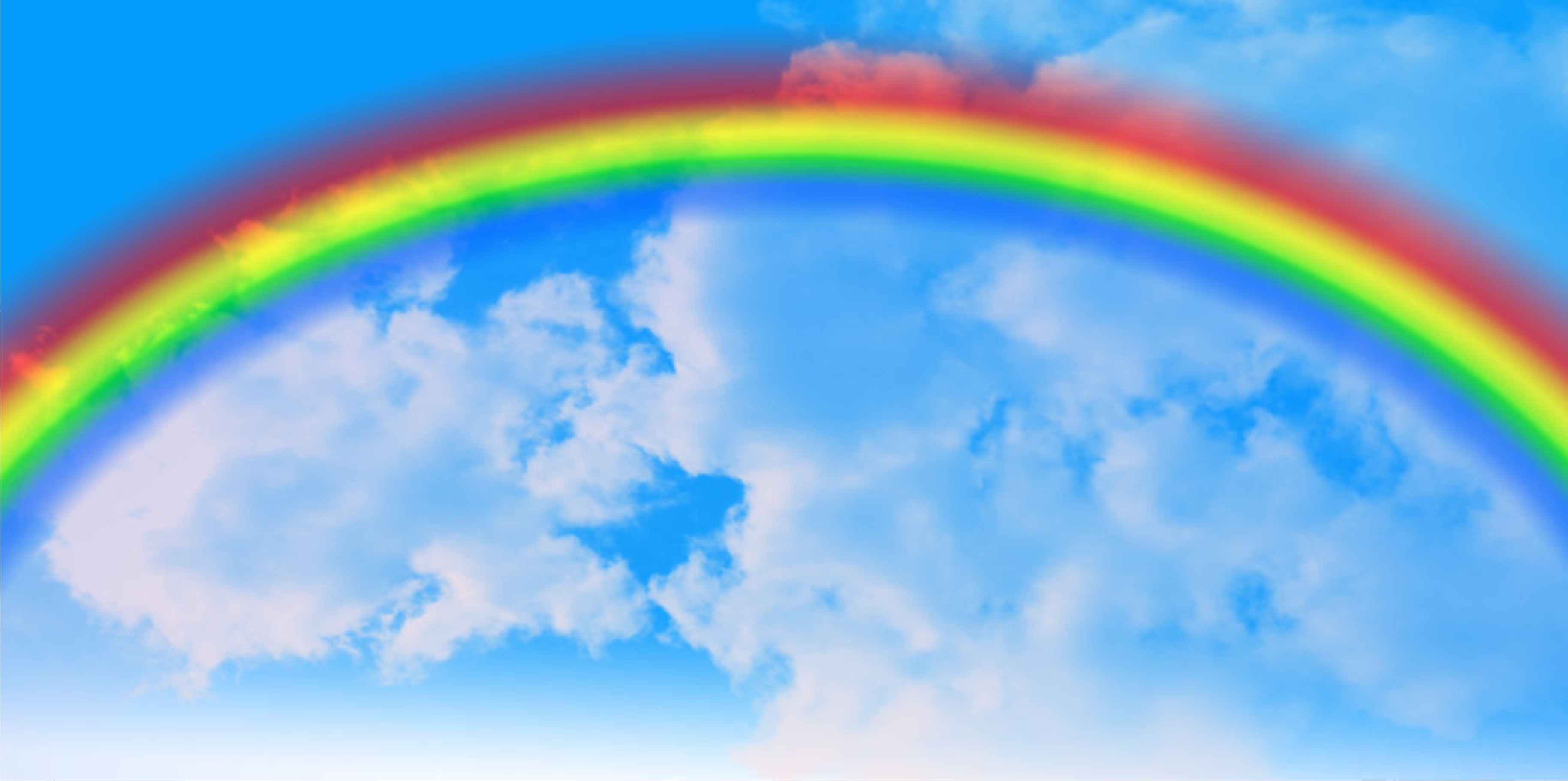 Rainbow In Clouds #2 Photo LICENSE PLATE   Free Personalization on this PLATE