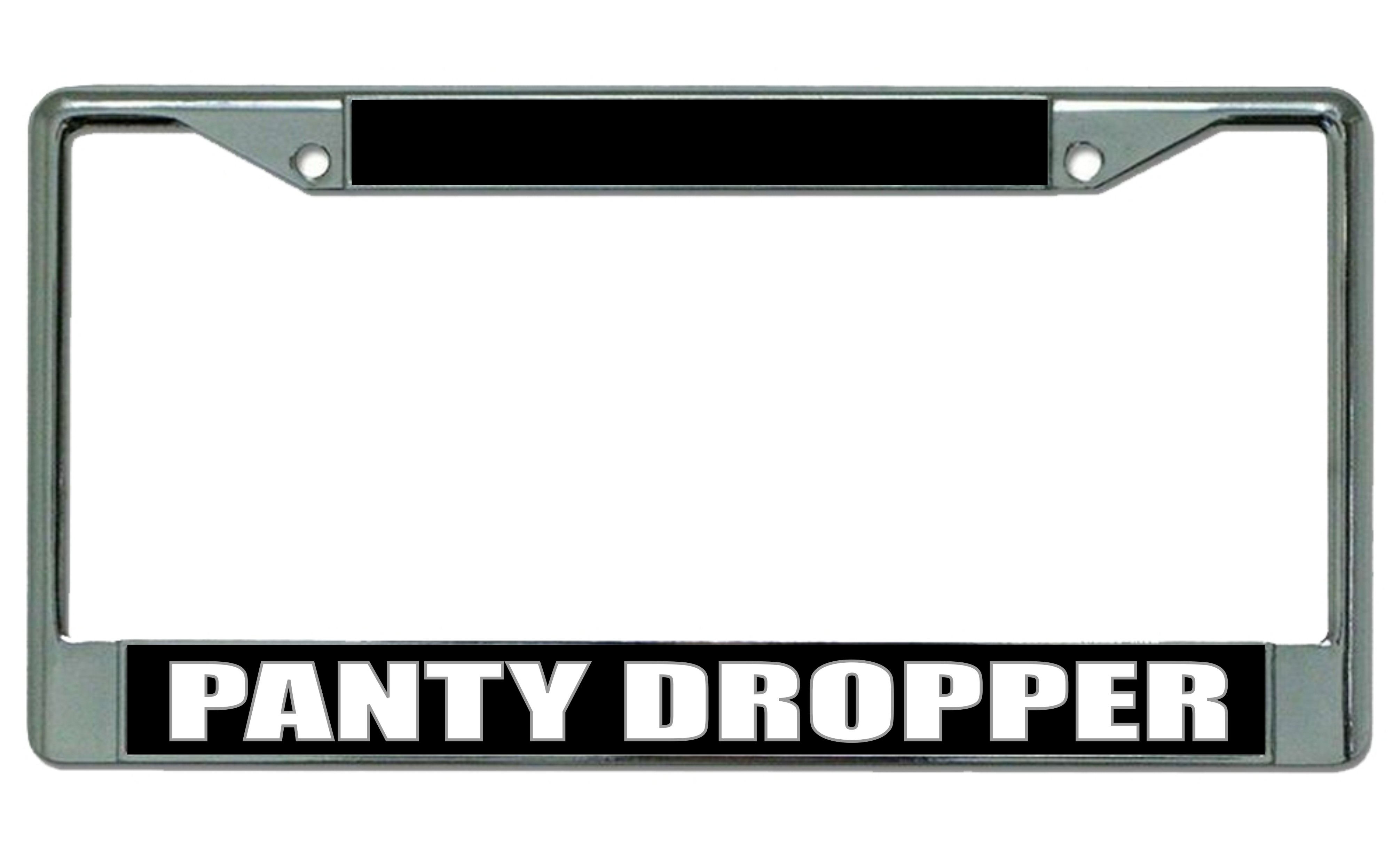 Panty Dropper Photo License Plate Frame  Free SCREW Caps with this Frame