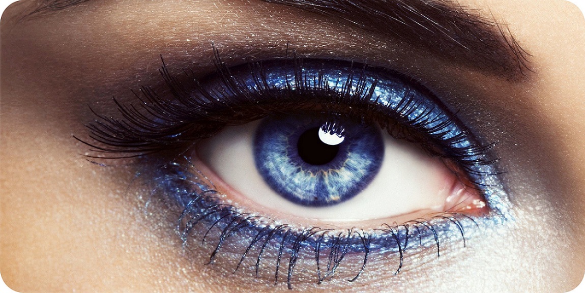 Woman's Blue Eye Photo LICENSE PLATE