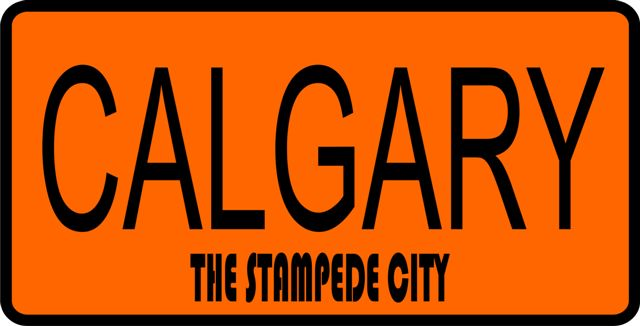 Calgary The Stampede City Photo LICENSE PLATE  Free Personalization on this PLATE