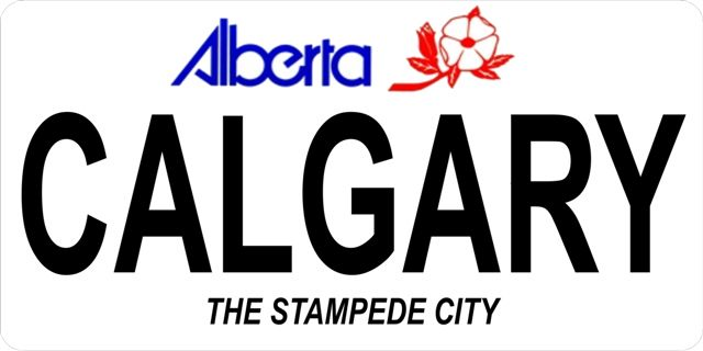 Alberta Calgary Photo LICENSE PLATE  Free Personalization on this PLATE