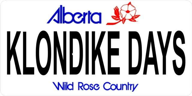 Alberta Klondike Days Photo LICENSE PLATE  Free Personalization on this PLATE