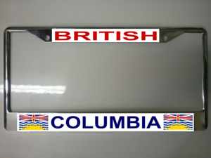 British Columbia License Plate Frame