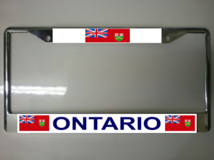Ontario Canada License Plate Frame