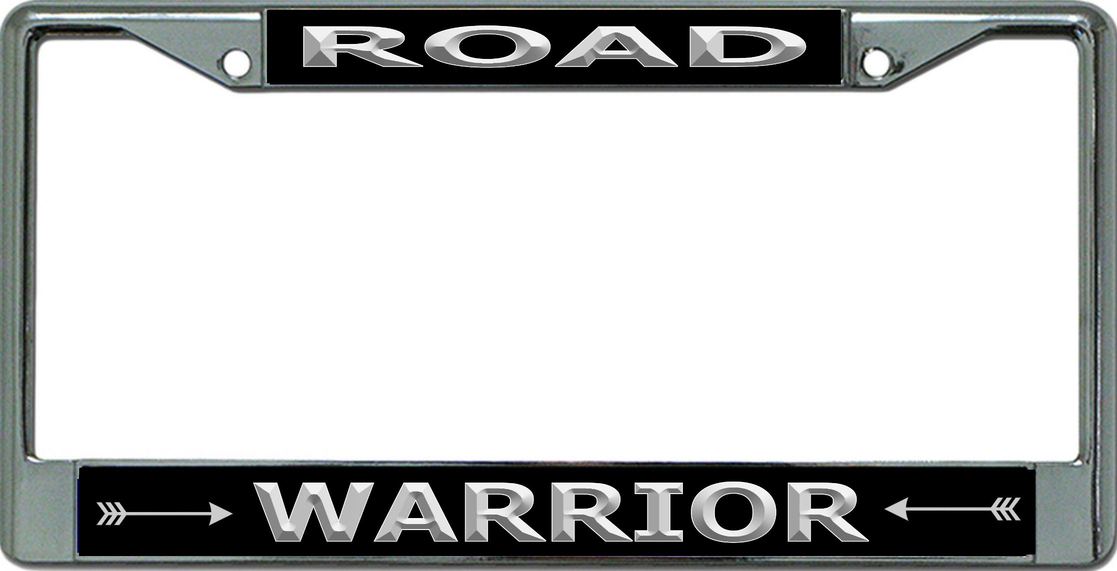 Road Warrior Chrome License Plate FRAME