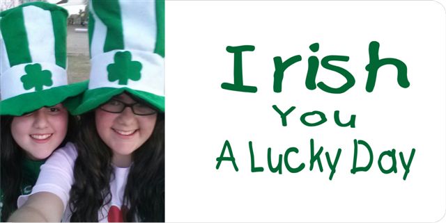 Irish You A Lucky Day Photo License Plate