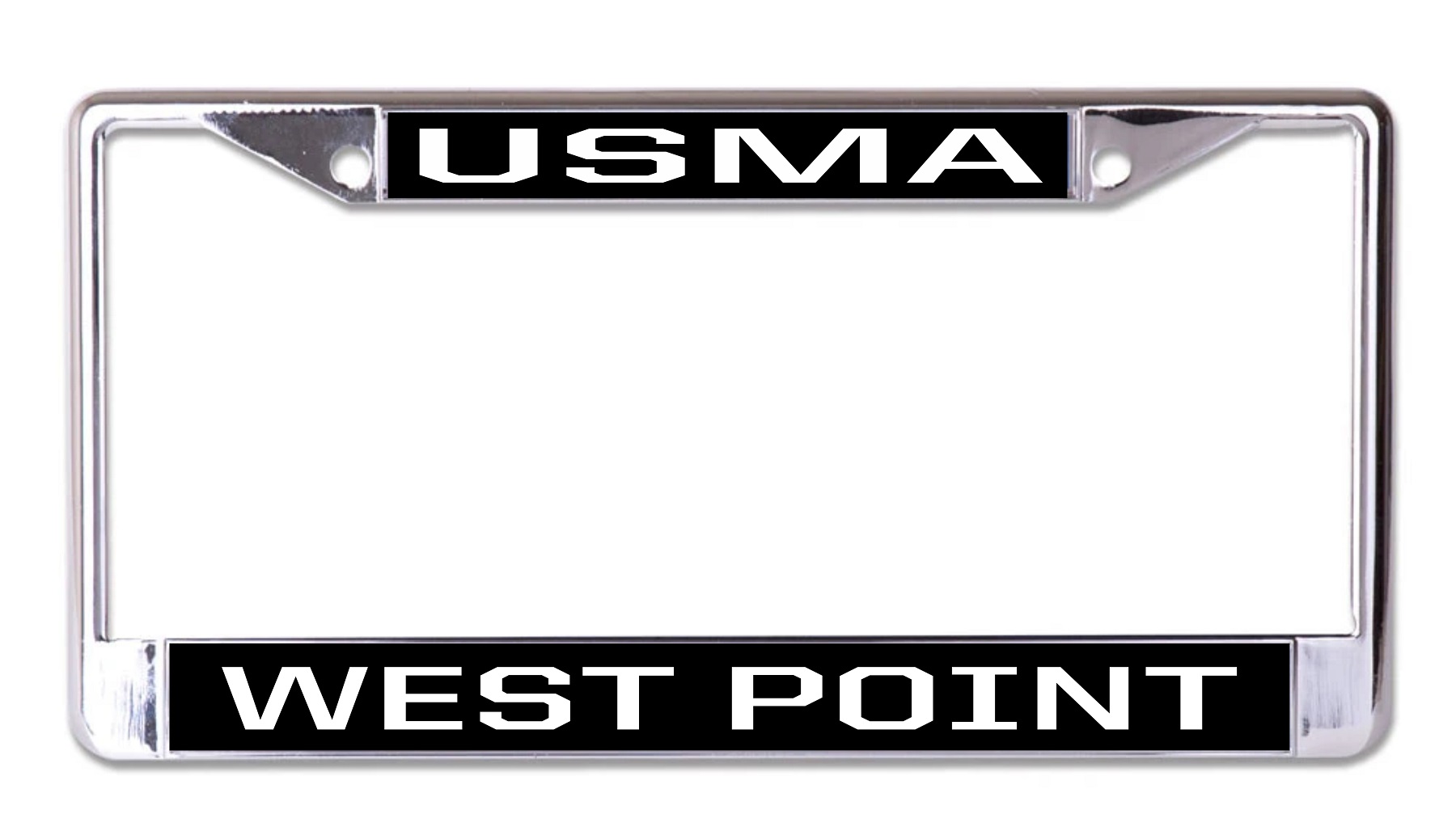 West Point USMA Chrome License Plate FRAME