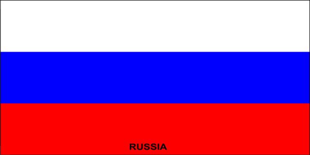 Russia FLAG Photo License Plate Free Personalization on this plate