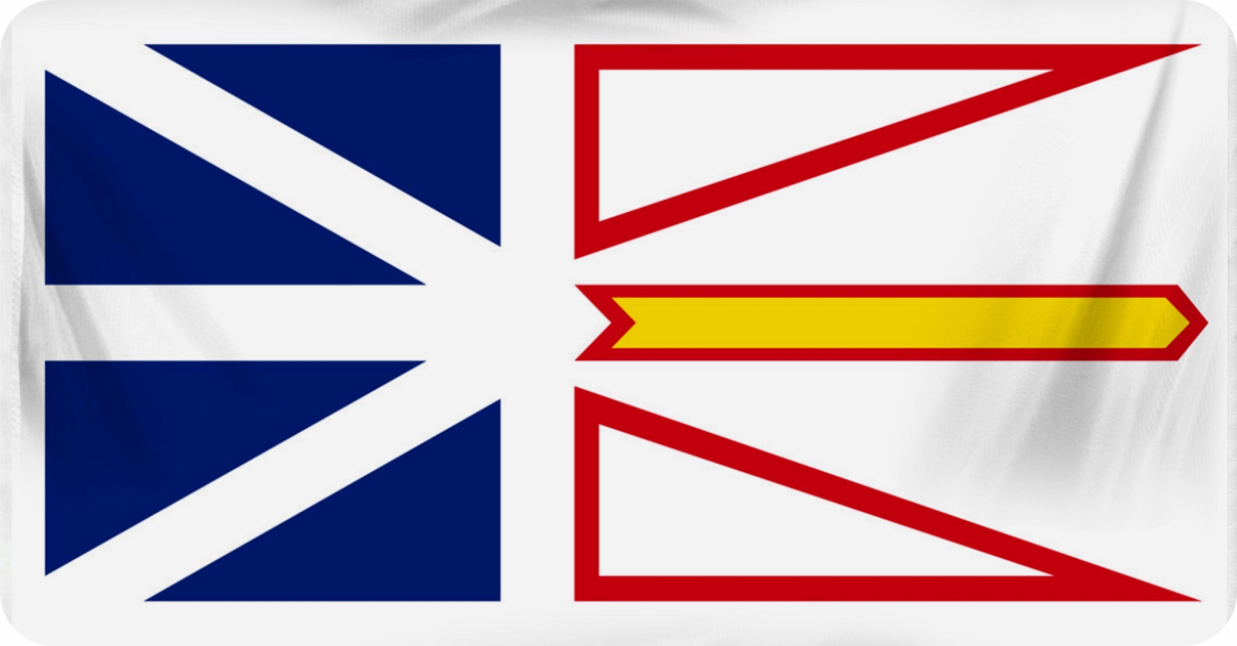 Newfoundland FLAG Photo License Plate