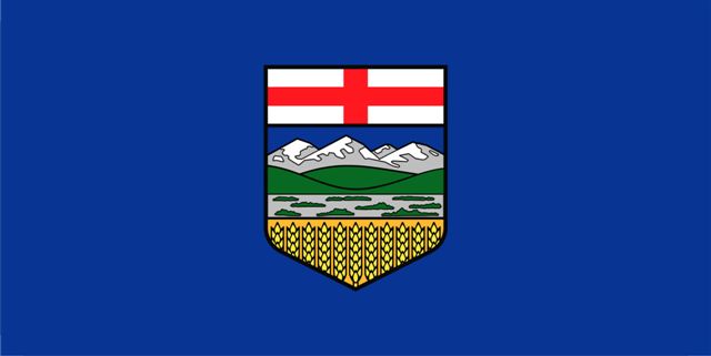Alberta FLAG Photo License Plate