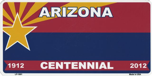 Arizona Centennial Photo LICENSE PLATE   Free Personalization on this PLATE