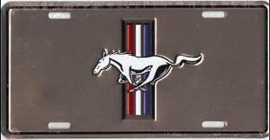 Ford Mustang Anodized License Plate