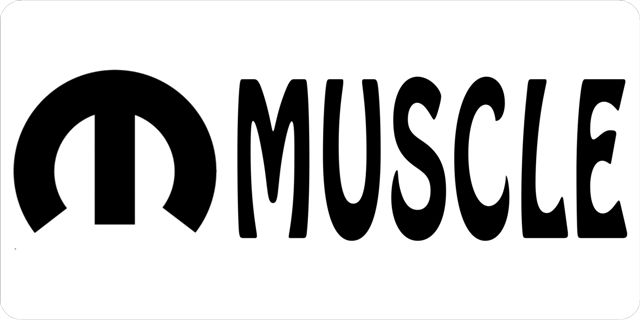Muscle (Auto) Photo LICENSE PLATE