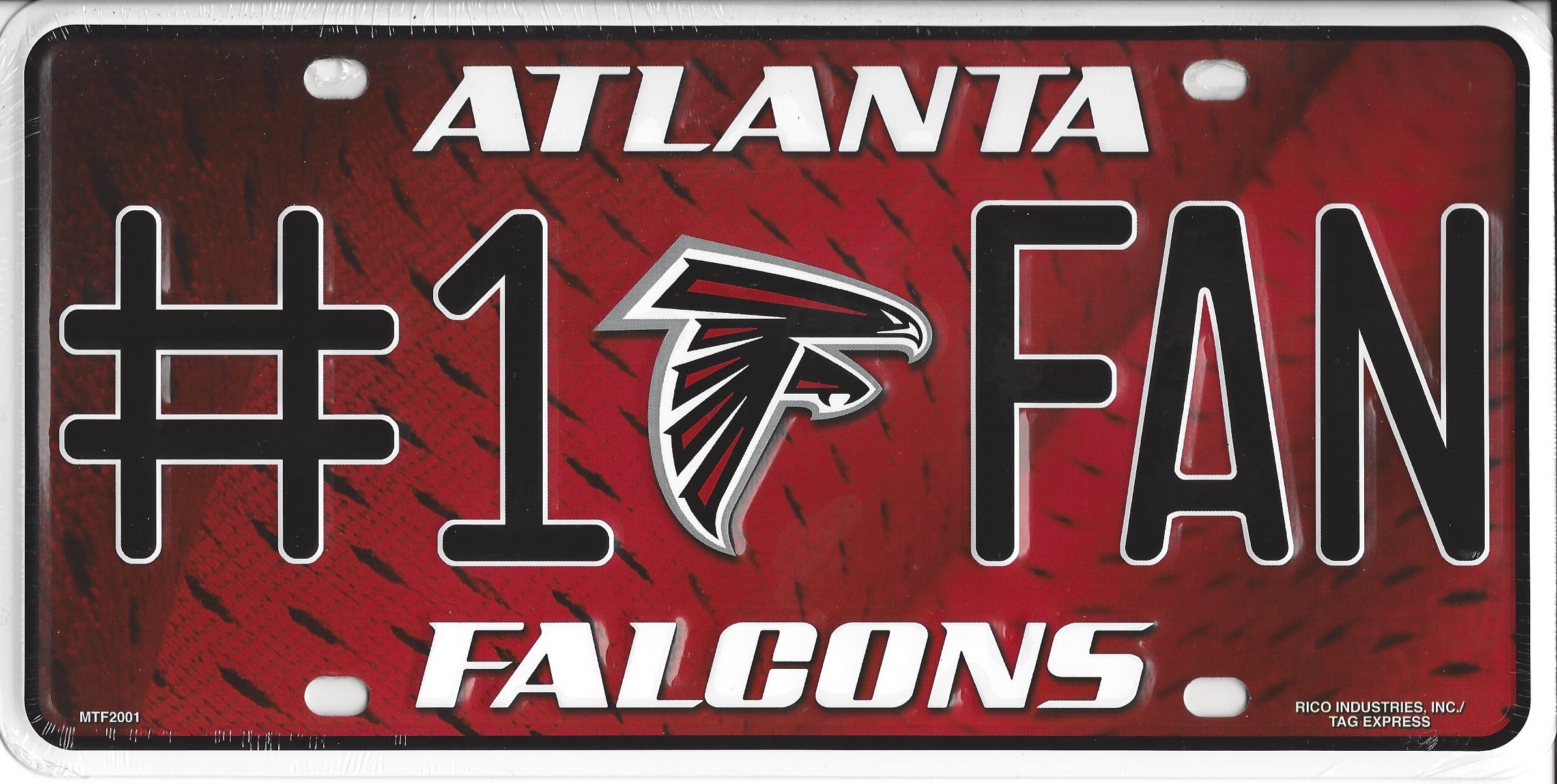 Atlanta Falcons #1 FAN License Plate