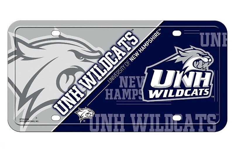 University Of NEW Hampshire Wildcats Metal License Plate