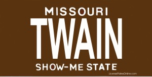 Design It Yourself Custom Missouri State Look-Alike Plate #2