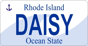 Design It Yourself Rhode Island State Look-Alike Bicycle Plate