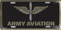 Army Aviation License Plate