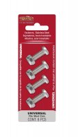 Universal Stainless Steel License Plate Fasteners