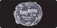 Ford Motor Company Detroit Mich Photo License Plate