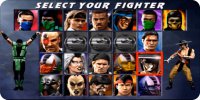 Mortal Kombat Select Your Fighter Photo License Plate