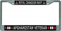 Royal Canadian Navy Afghanistan Veteran Chrome Frame