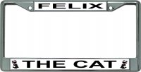 Felix The Cat #2 Chrome License Plate Frame